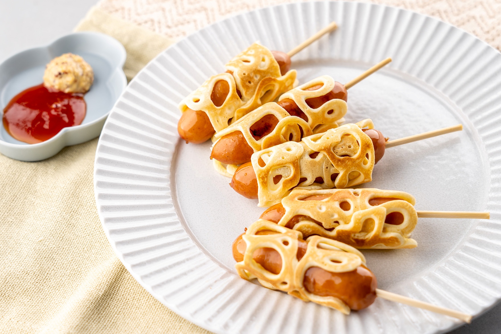 簡単！楽しい！揚げないアメリカンドッグ画像