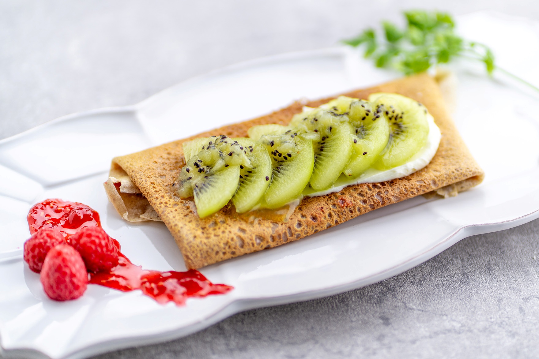 キウイのデザートガレット画像