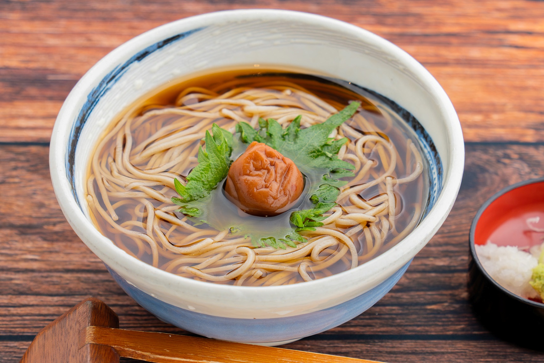 そば屋のレシピ　冷かけそば画像